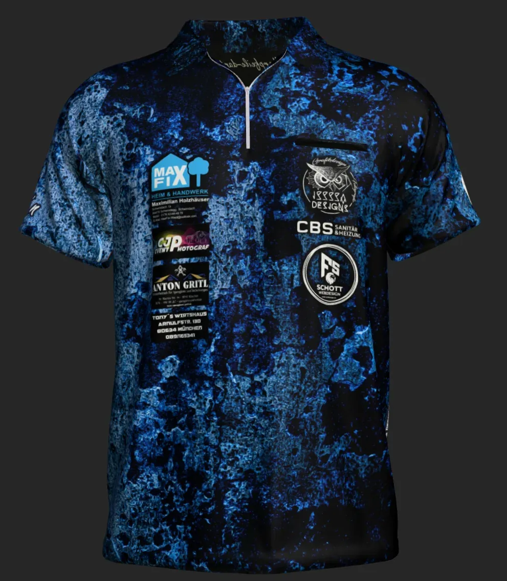 Trikot mit Sponsorenlogos